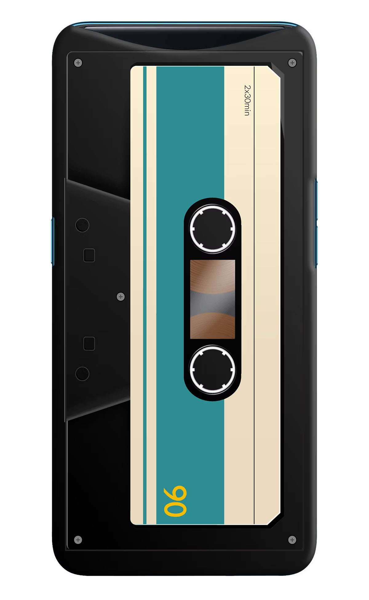 Cassette Oppo Find X Hard Case Back Cover by Casekaro