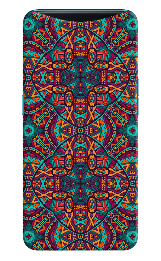 Colour Mandala Oppo Find X Hard Case Back Cover by Casekaro