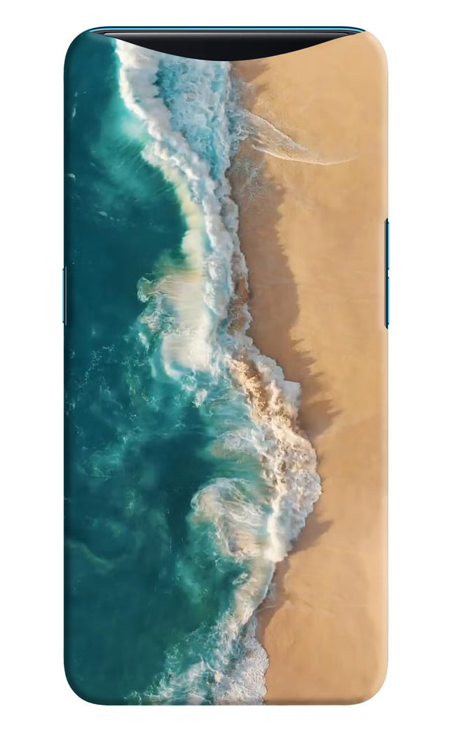 Ocean Beach Oppo Find X Hard Case Back Cover by Casekaro