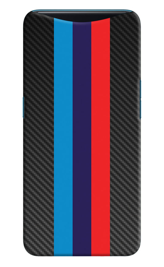 BMW Stripes Pattern Oppo Find X Back Cover