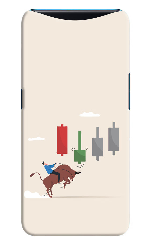 Bull Trading Momentum Oppo Find X Hard Case Back Cover by Casekaro