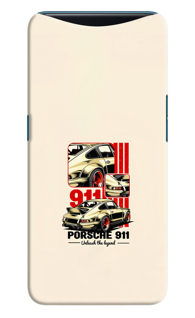 Classic Porsche 911 Oppo Find X Hard Case Back Cover by Casekaro