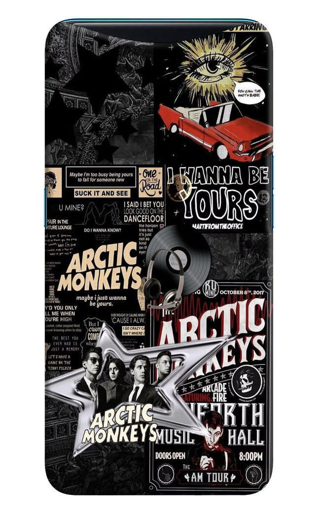 Arctic Monkeys Oppo Find X Hard Case Back Cover by Casekaro