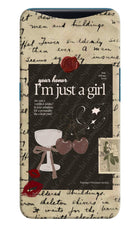I am just a girl Oppo Find X Hard Case Back Cover by Casekaro