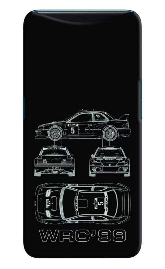 WRC'99 Oppo Find X Hard Case Back Cover by Casekaro