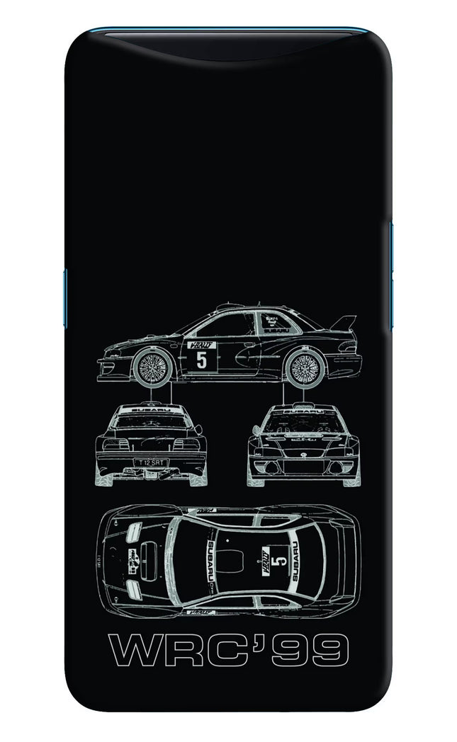 WRC'99 Oppo Find X Hard Case Back Cover by Casekaro