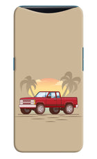 Desert Classic Drive Oppo Find X Hard Case Back Cover by Casekaro