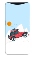 Mountain Trail Beast Oppo Find X Hard Case Back Cover by Casekaro