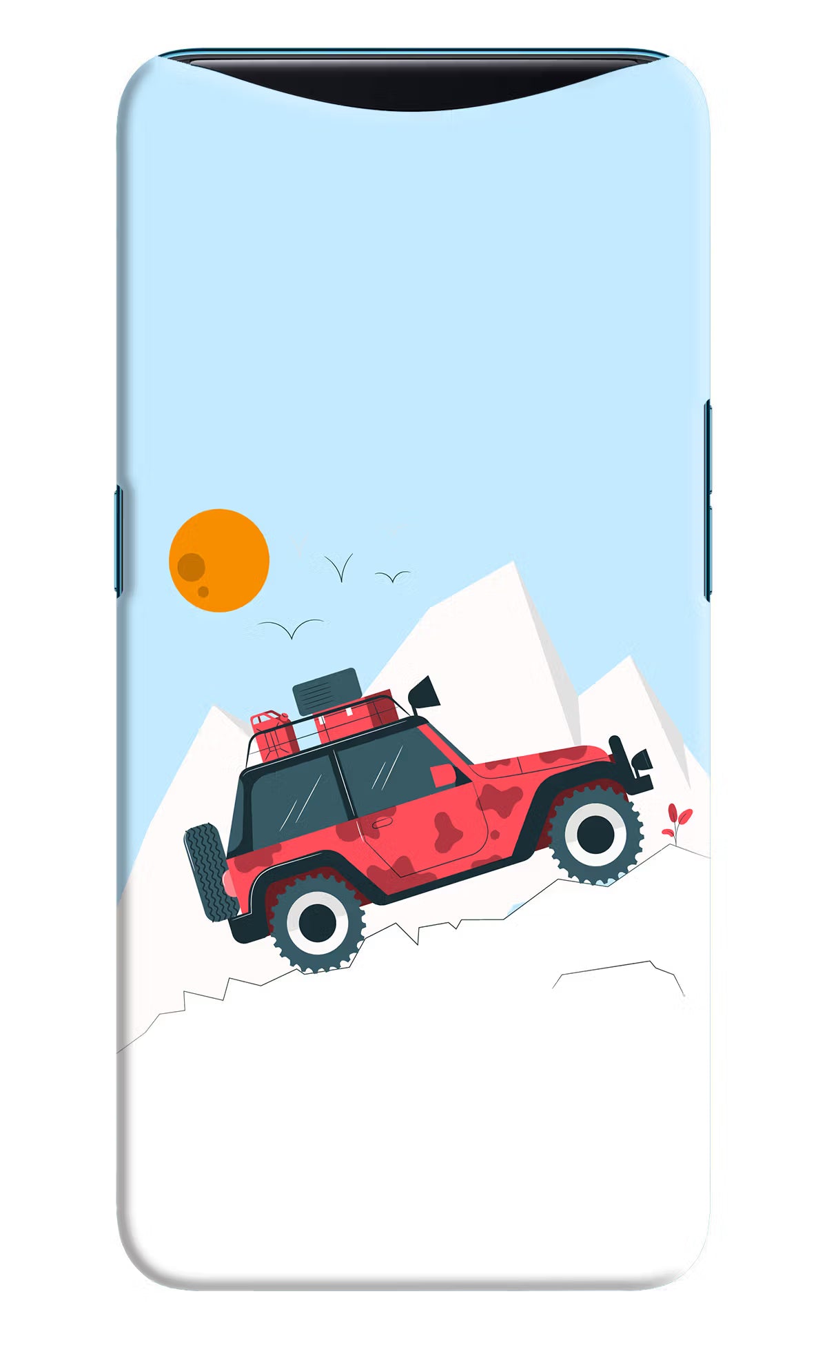 Mountain Trail Beast Oppo Find X Hard Case Back Cover by Casekaro