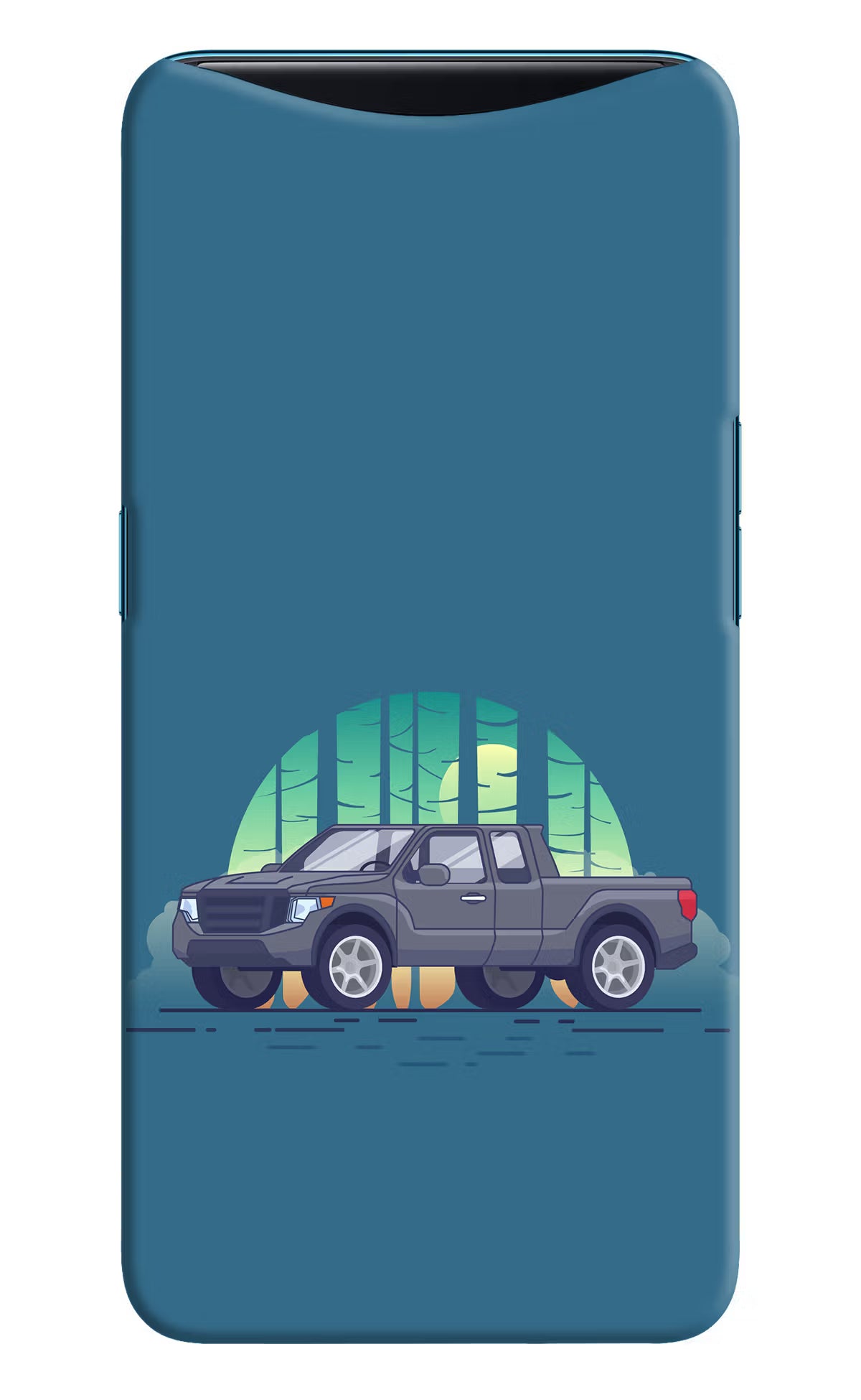 Retro Garage Vibe Oppo Find X Hard Case Back Cover by Casekaro