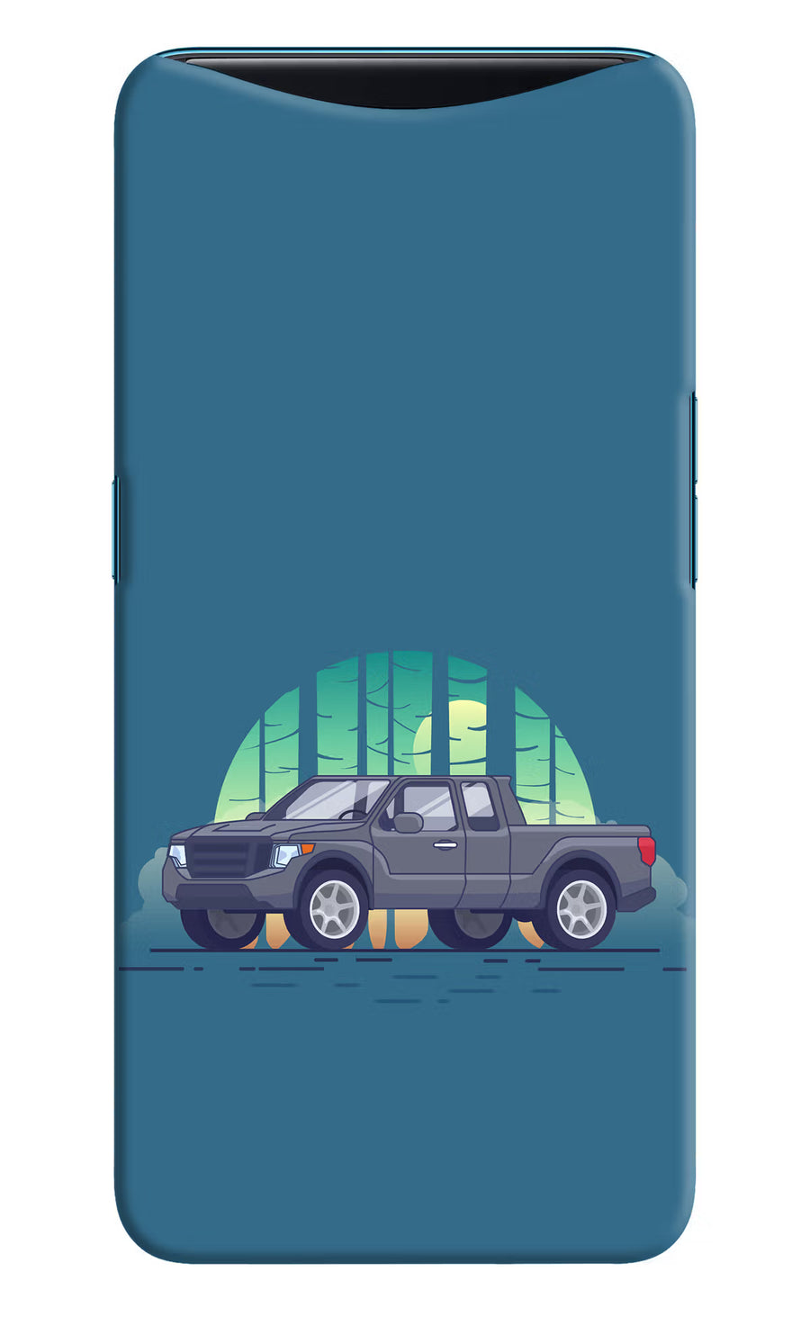 Retro Garage Vibe Oppo Find X Back Cover, Hard case