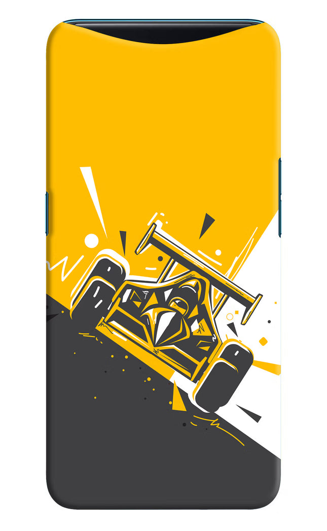 Track King Oppo Find X Hard Case Back Cover by Casekaro