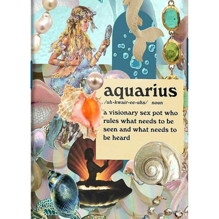Aquarius Zodiac Oppo Find X Hard Case Back Cover by Casekaro