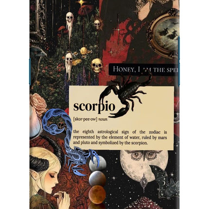 Scorpio Zodiac Oppo Find X Hard Case Back Cover by Casekaro