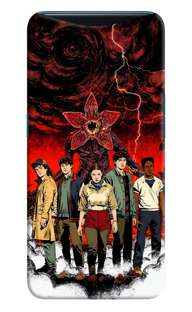 Ordinary Things Characters Oppo Find X Hard Case Back Cover by Casekaro