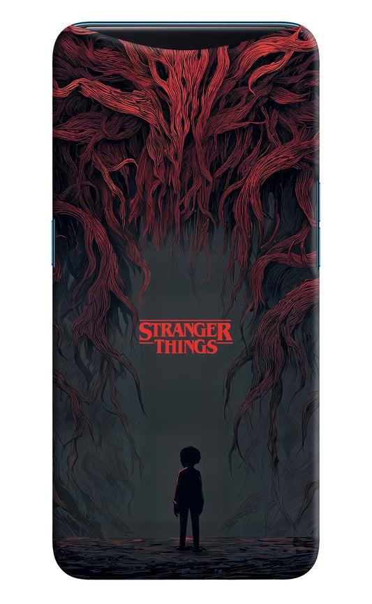Ordinary Things Dark Side Oppo Find X Hard Case Back Cover by Casekaro