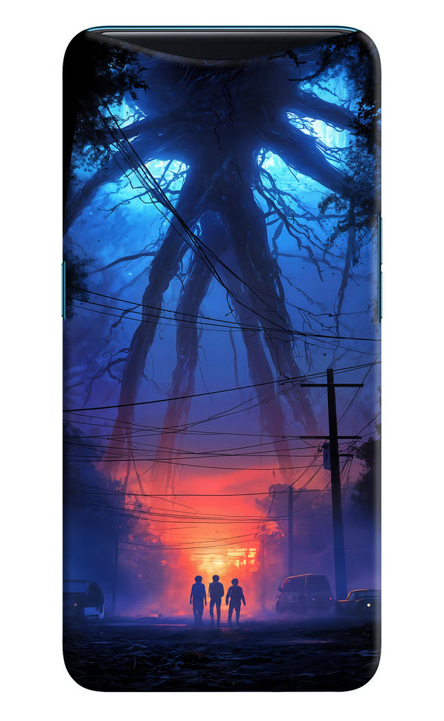 Ordinary Things Shadow Oppo Find X Hard Case Back Cover by Casekaro