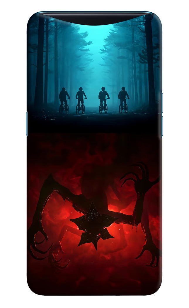 Ordinary Things Downside Up Oppo Find X Hard Case Back Cover by Casekaro