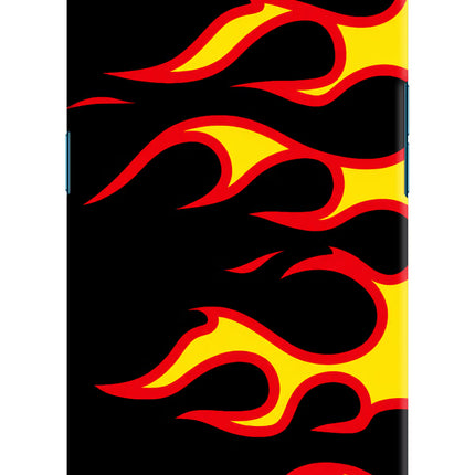 Side Sweep Flames Oppo Find X Hard Case Back Cover by Casekaro
