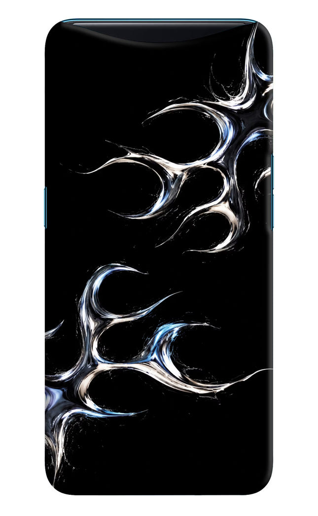 Chrome Tribal Oppo Find X Hard Case Back Cover by Casekaro