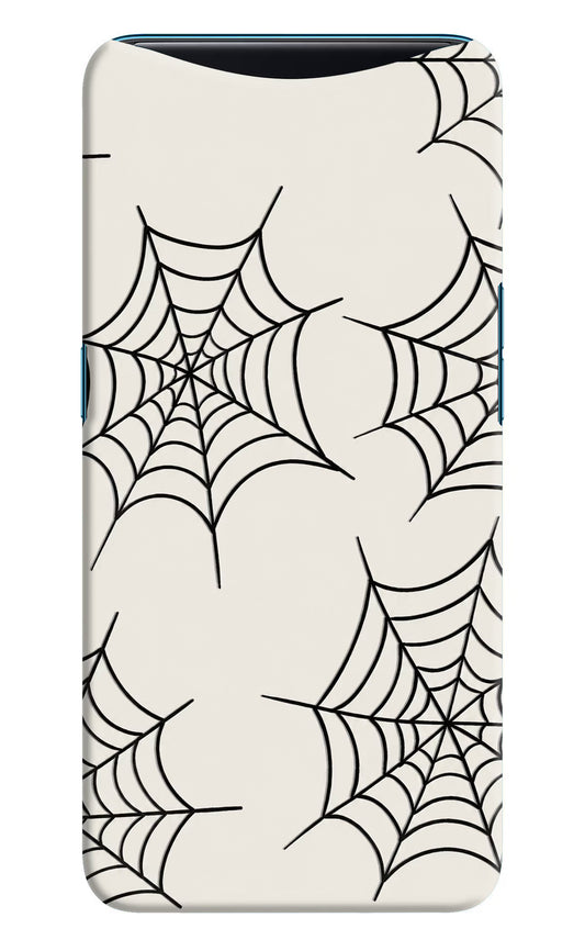Spider Web Oppo Find X Hard Case Back Cover by Casekaro