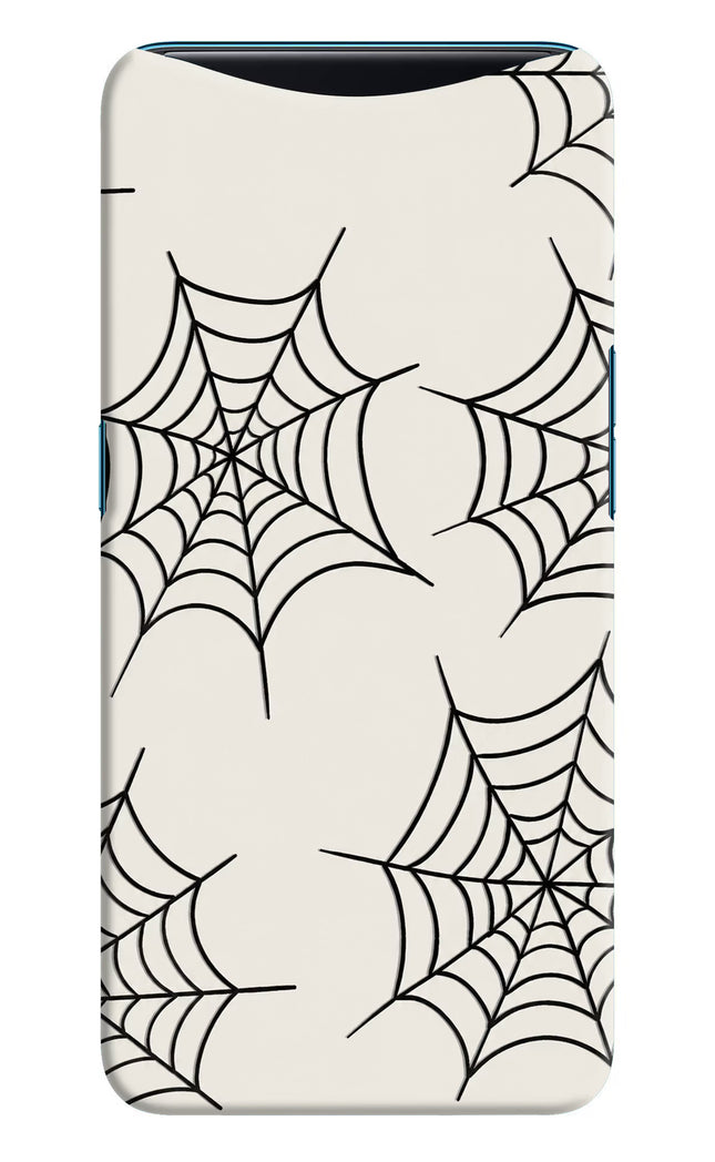 Spider Web Oppo Find X Hard Case Back Cover by Casekaro