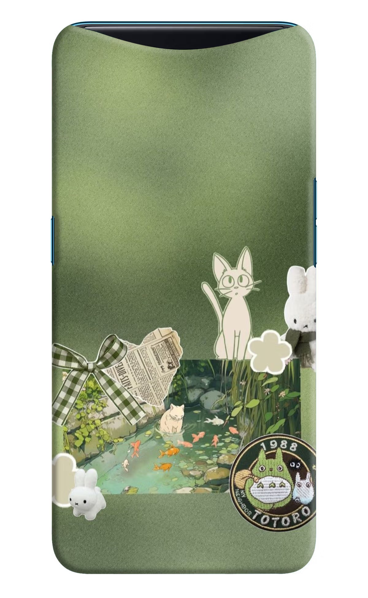 Aesthetic anime Oppo Find X Back Cover