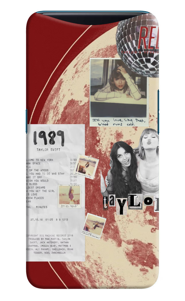 Taylor Swift Oppo Find X Hard Case Back Cover by Casekaro