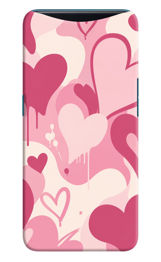Hearty case Oppo Find X Hard Case Back Cover by Casekaro