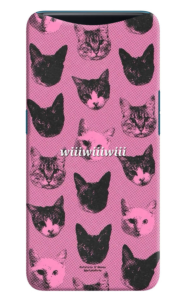 Pink Cats Oppo Find X Hard Case Back Cover by Casekaro