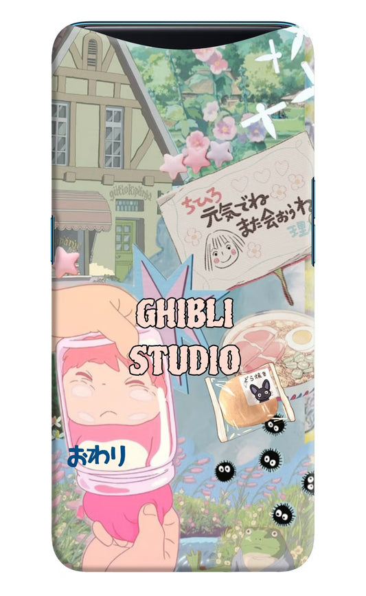 Studio Ghibli Oppo Find X Back Cover