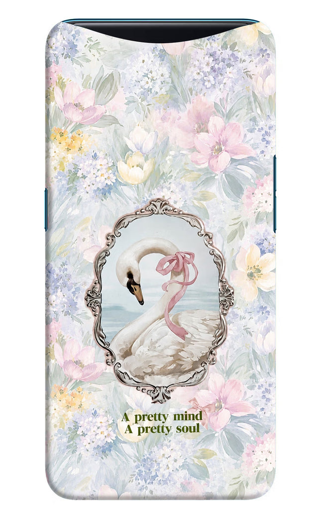 Pretty Mind Pretty Soul Oppo Find X Hard Case Back Cover by Casekaro