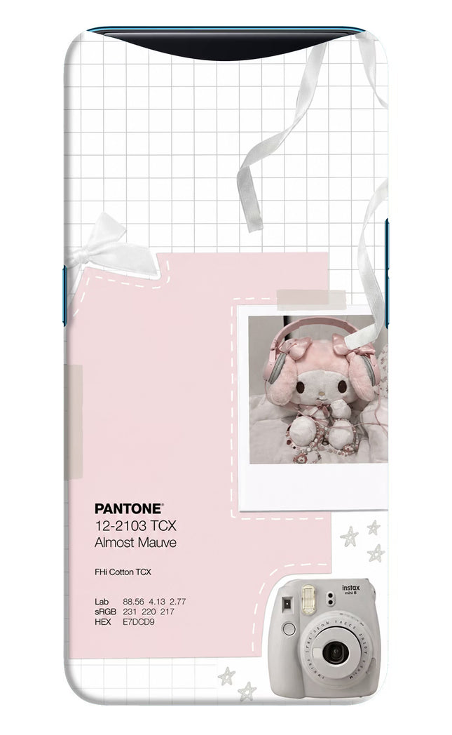 Pantone Asthetic Oppo Find X Hard Case Back Cover by Casekaro