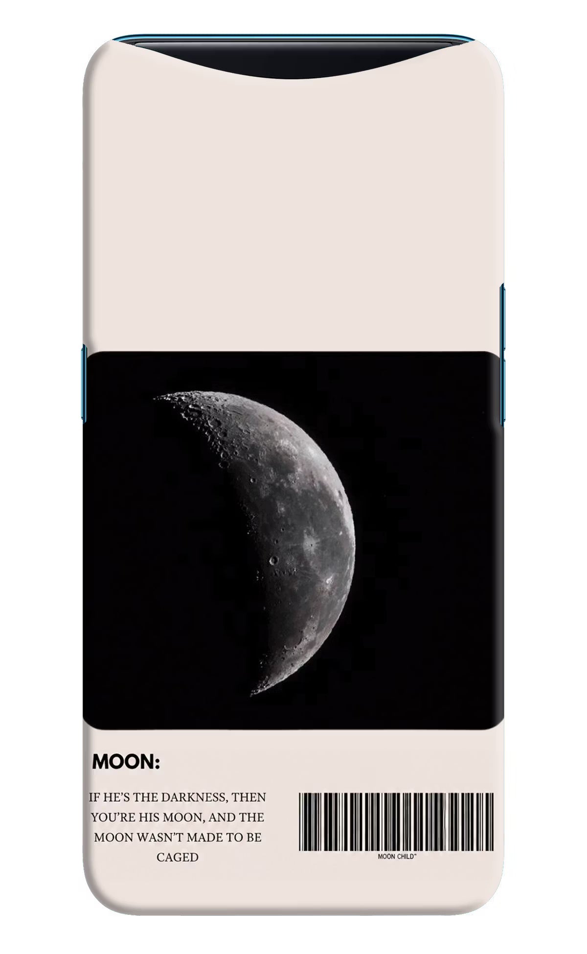 Moon Phase Oppo Find X Back Cover