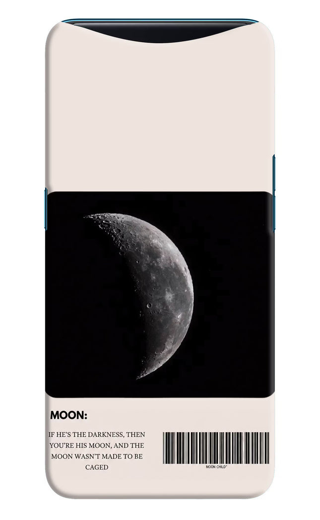 Moon Phase Oppo Find X Hard Case Back Cover by Casekaro