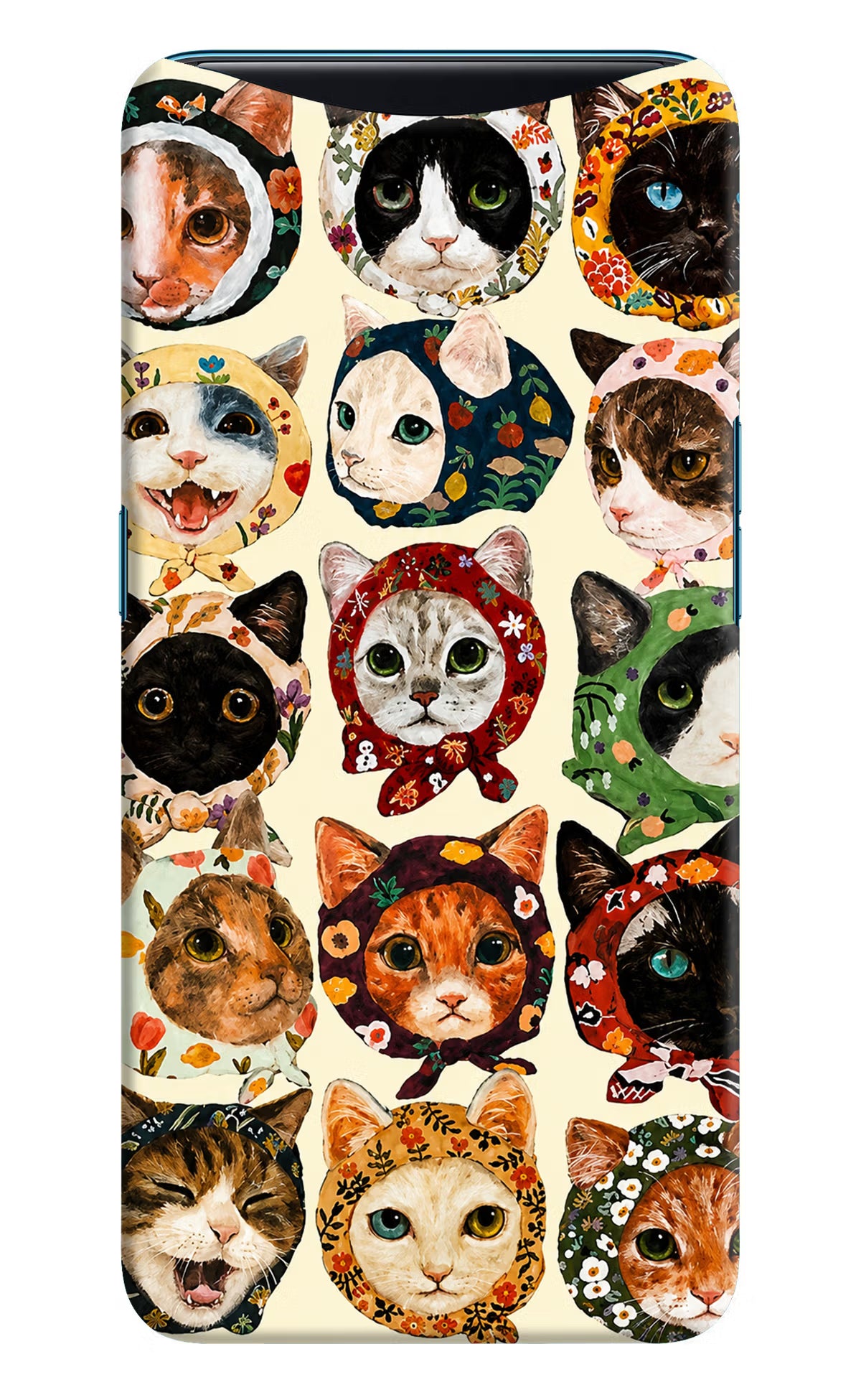 Cool Cat Oppo Find X Back Cover