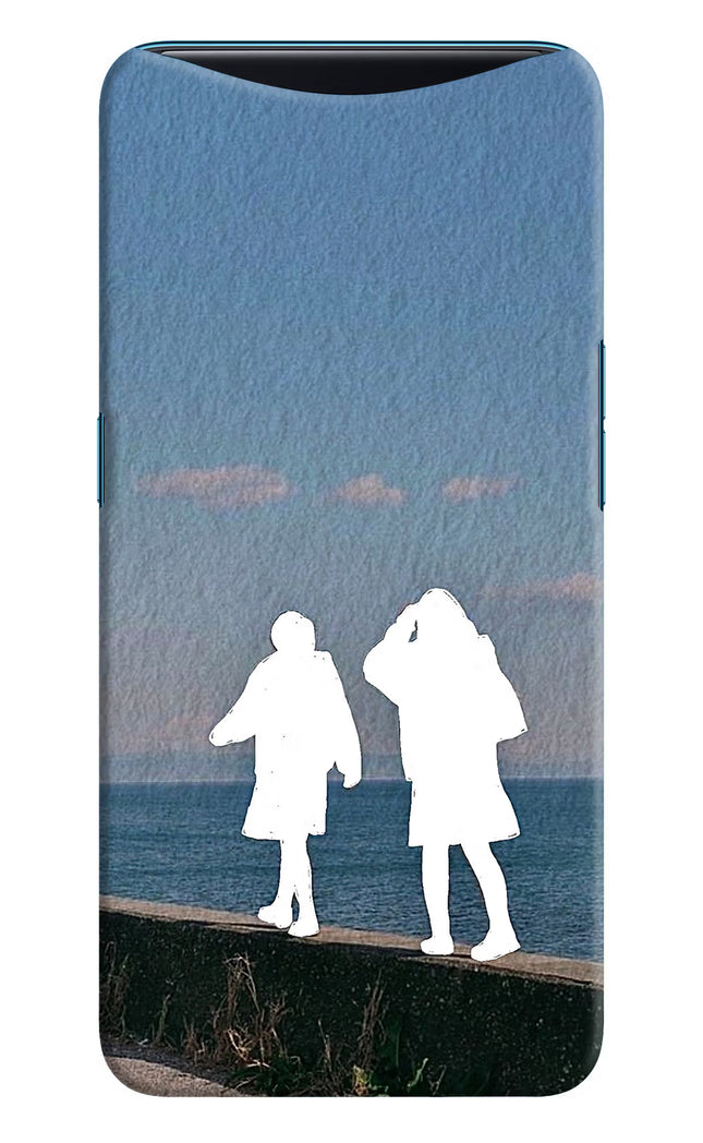 Coastal Dream Oppo Find X Hard Case Back Cover by Casekaro