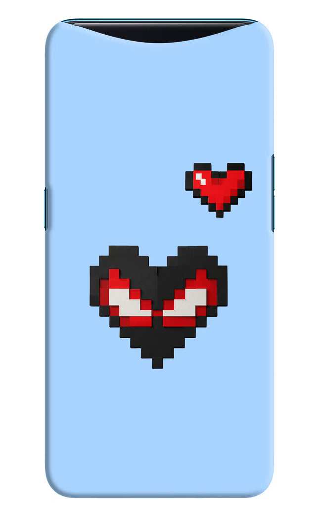 Peter Heart Oppo Find X Hard Case Back Cover by Casekaro
