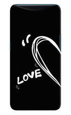 Love Line Oppo Find X Hard Case Back Cover by Casekaro