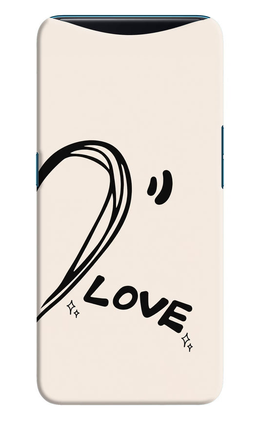 Soul Line Oppo Find X Hard Case Back Cover by Casekaro