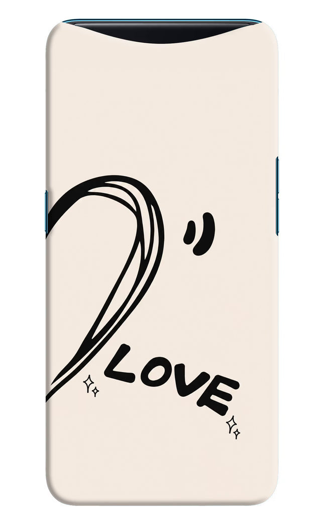 Soul Line Oppo Find X Hard Case Back Cover by Casekaro