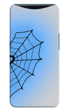 Blue Web Oppo Find X Hard Case Back Cover by Casekaro