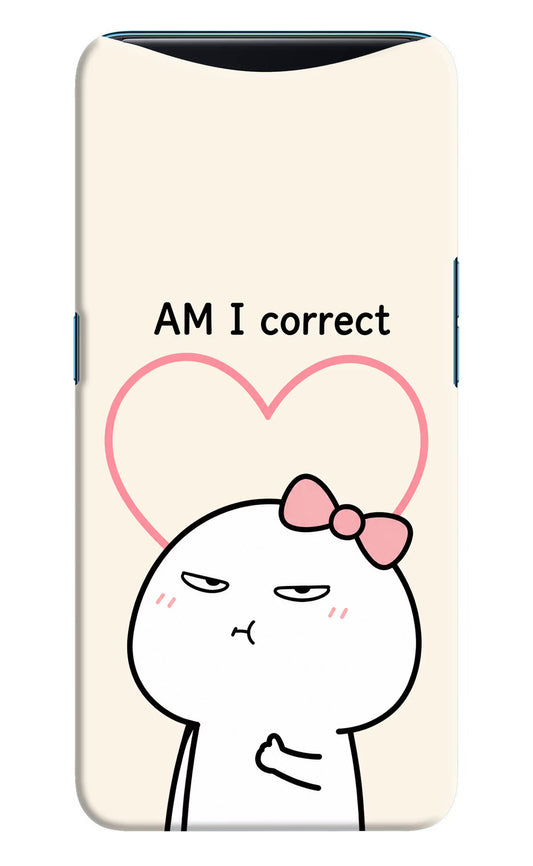 Always Right Oppo Find X Hard Case Back Cover by Casekaro
