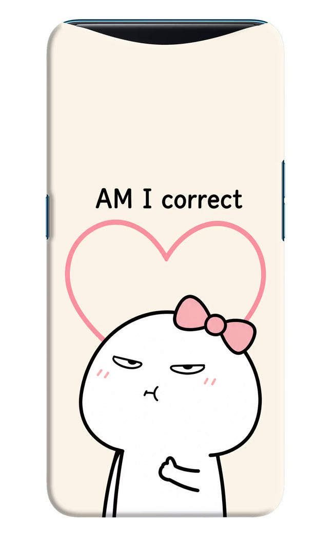 Always Right Oppo Find X Hard Case Back Cover by Casekaro
