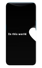 This World Oppo Find X Hard Case Back Cover by Casekaro