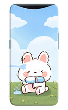 Bunny Treat Oppo Find X Hard Case Back Cover by Casekaro