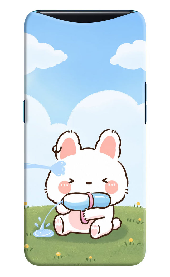 Bunny Treat Oppo Find X Hard Case Back Cover by Casekaro