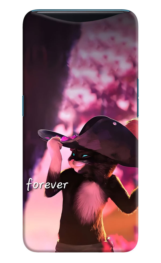 Forever Cat Oppo Find X Hard Case Back Cover by Casekaro
