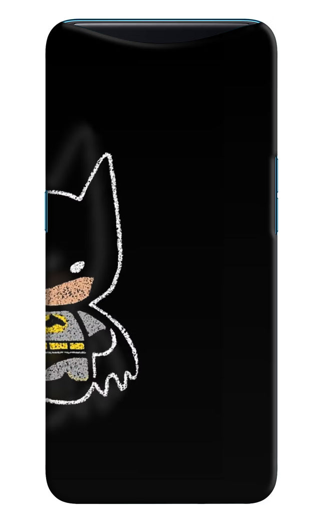 Bat Kitty Oppo Find X Hard Case Back Cover by Casekaro
