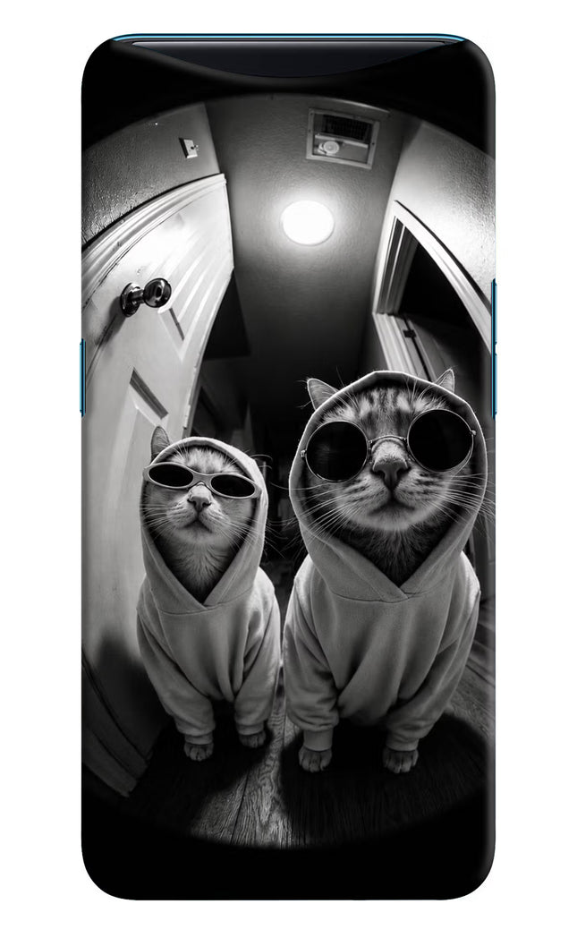 Hood Cats Oppo Find X Hard Case Back Cover by Casekaro